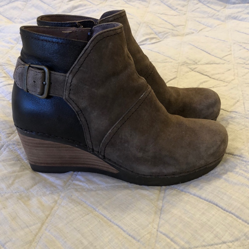 Dansko brown booties